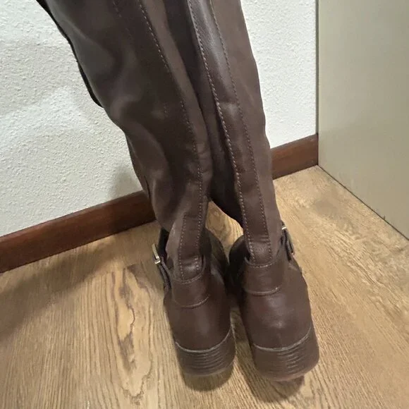 Born BOC Tall Women's Brown Knee High Boots Size 10 Lightly Used - Picture 5 of 9